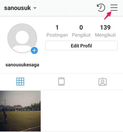 cara menambahkan akun di instagram