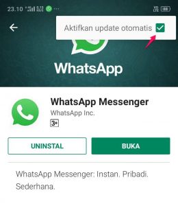 cara update apk di playstore