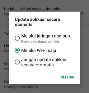 cara update aplikasi di android