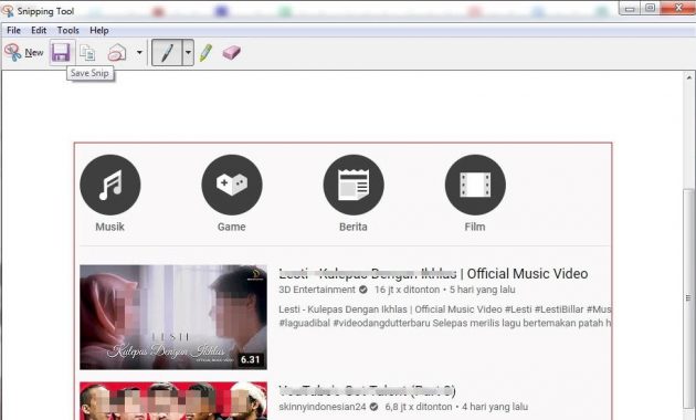cara ss di laptop asus