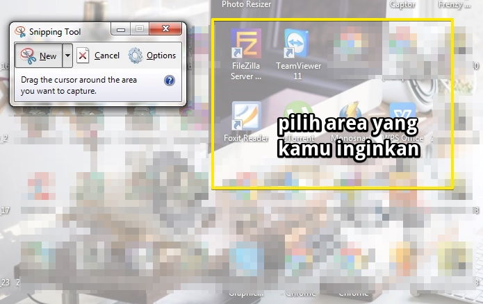 cara ss di laptop