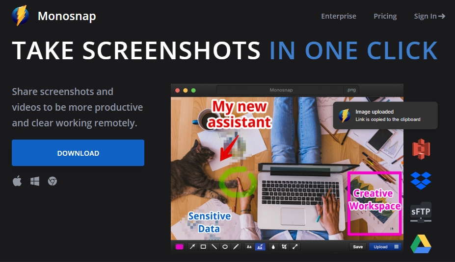 screenshot di laptop