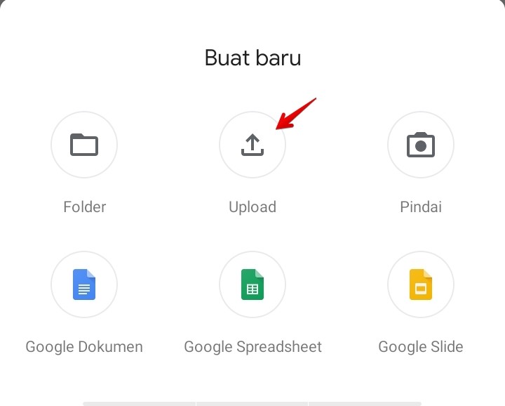 cara menyimpan data di Google Drive Android